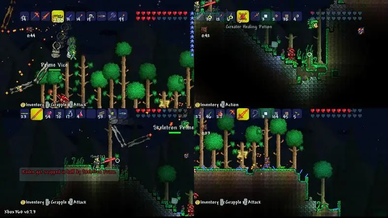 Multiplayer screens for Terraria revealed for PSN, XBLA version