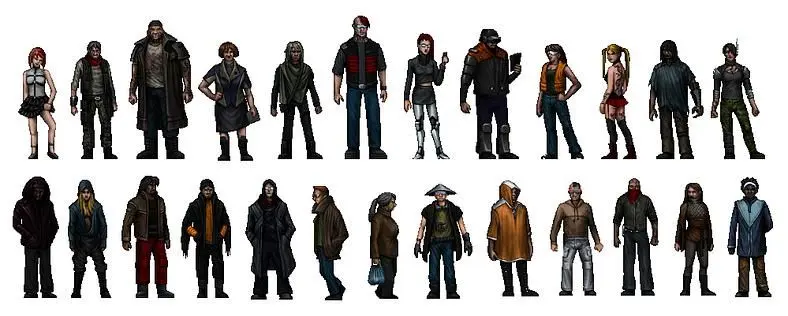 Dreadlocks talks open world, exploration and map for 2D cyberpunk RPG Dex