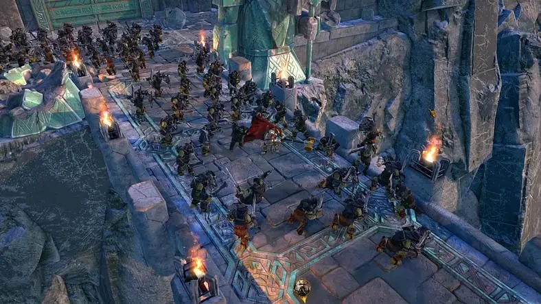 Fighting off orcs, one slash at a time