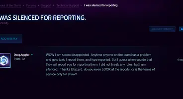 Blizzard’s customer support publicly shames angry Heroes of the Storm player