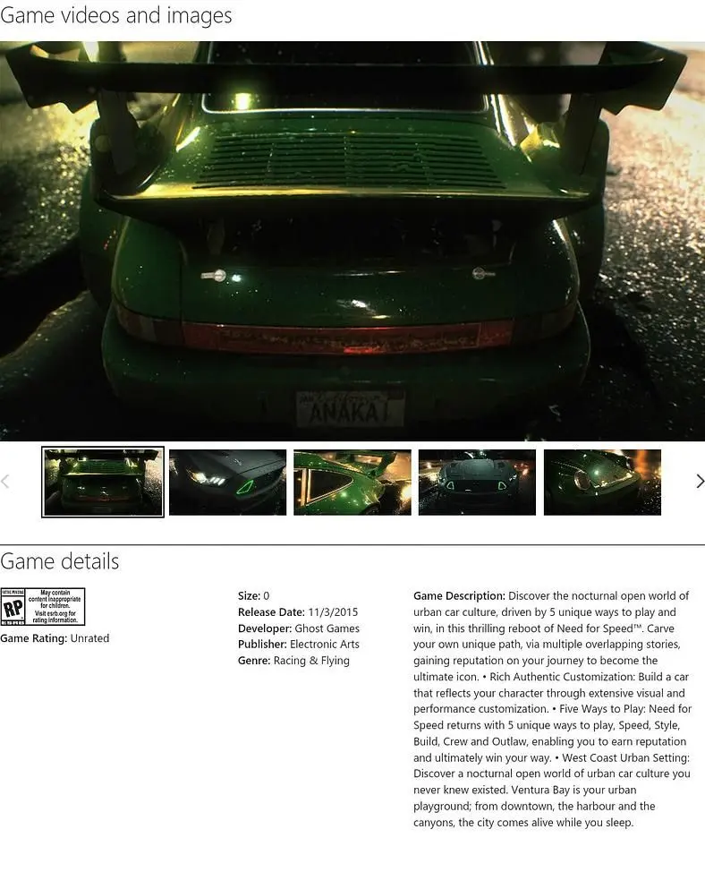 Need for Speed reboot will require an internet connection to play