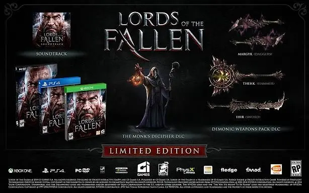Square Enix announces pre-order story DLC for Lords of the Fallen