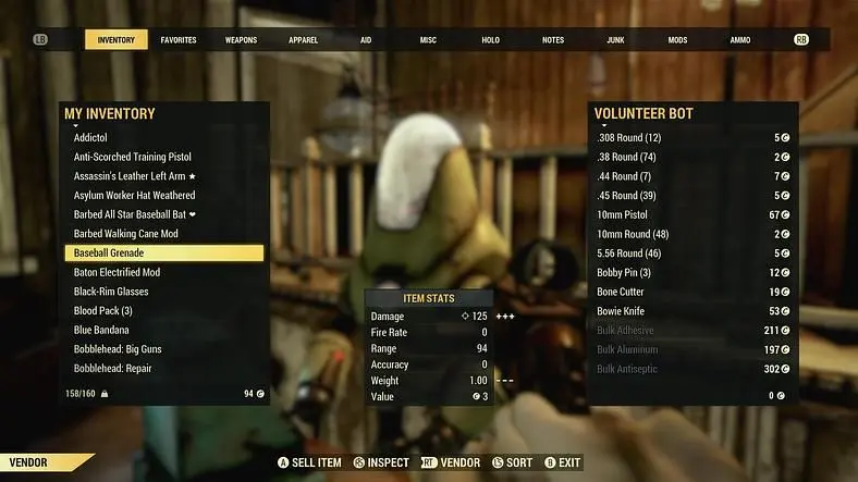 Fallout 76 Trading - How to Sell Items in Fallout 76?
