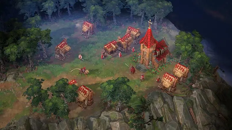 Pagan Warriors battle the armies of Heaven in Thunderoak’s Fantasy RTS Godsworn
