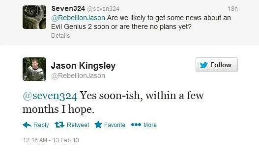 Rumor: Evil Genius 2 coming out this year