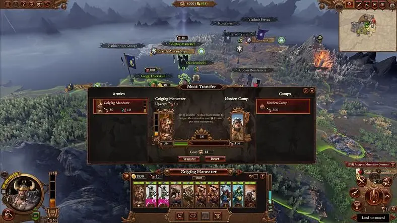 Golgfag Maneater Embraces the Mercenary Life In Total War: Warhammer 3 - Omens of Destruction