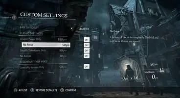 Eidos detail Thief's customisable UI and gameplay, offers 'Iron Man'
