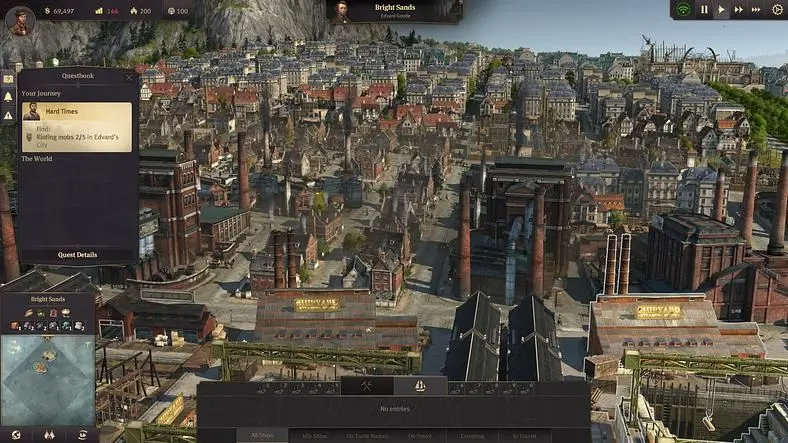 An excellent, engrossing industrial city builder.