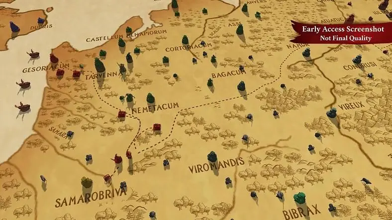 Julius Caesar goes on holiday to France. Then refuses to leave.