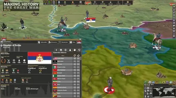 Making History: The Great War gets huge Early Access update, adding nine new countries