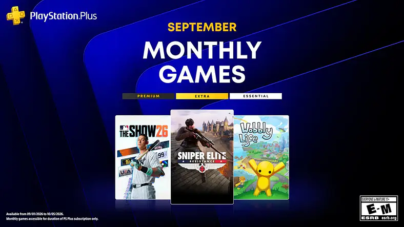 PlayStation Plus Essential Games List for September 2026