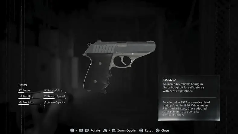 Full list of Resident Evil Requiem Weapons