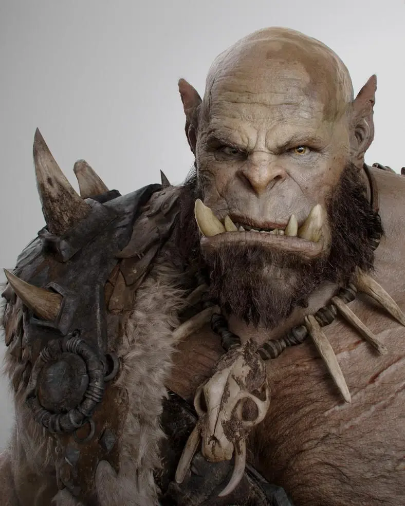 First still images from the Warcraft movie show Orgrim Doomhammer in his full glory