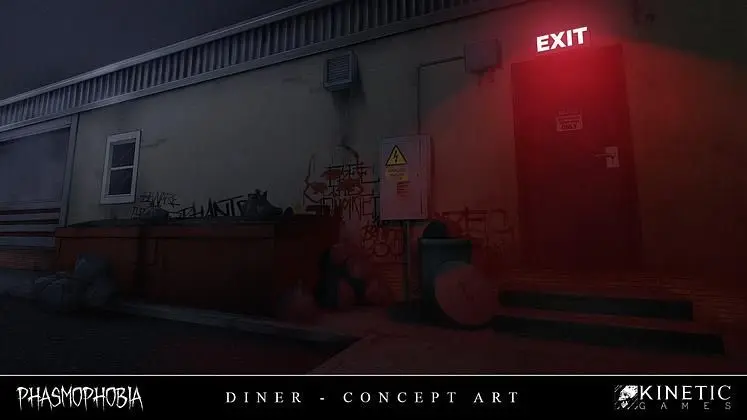 Phasmophobia's next map is Nell's Diner, releasing in 2025 