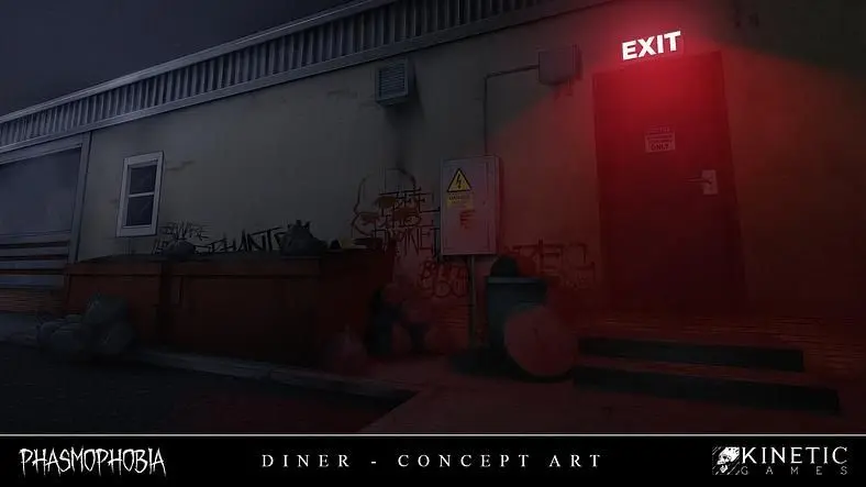 Phasmophobia's next map is Nell's Diner, releasing in 2025