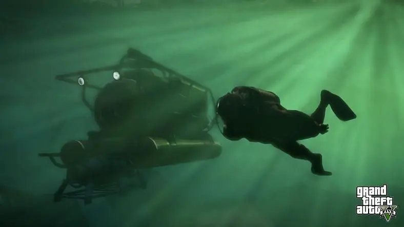 Rockstar release new GTA V screen, reveals underwater submersible