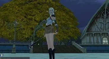 A fantasy mmo that's made ever more surreal by its art style and hidden beneath that is a grinding mega-fest.