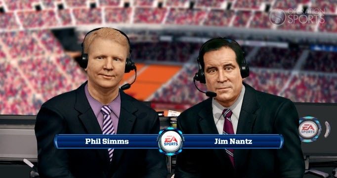 Phil Simms and Jim Nantz revealed as new Madden NFL 13 commentators