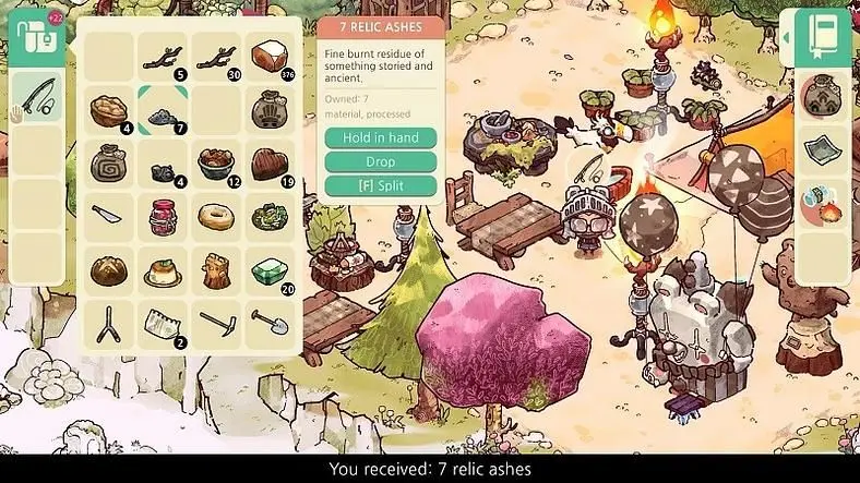 Cozy Grove Relic Ash - How to Obtain