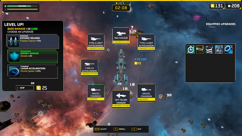 Sublight Is a "Space Bullet Heaven Roguelike" Releasing Into Steam Early Access This Month, Demo Available Now