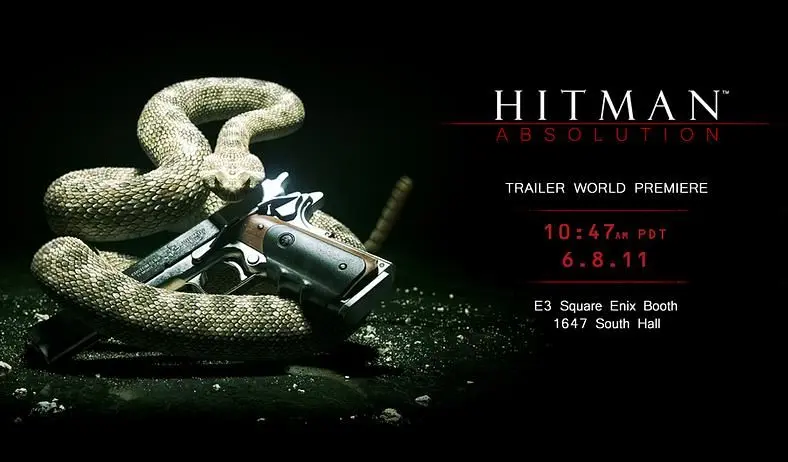 Hitman: Absolution Trailer debuts on Wednesday, 8th June