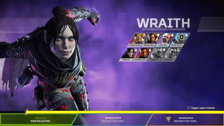 Apex Legends Timer - How Long Do You Have To Pick Your Character?