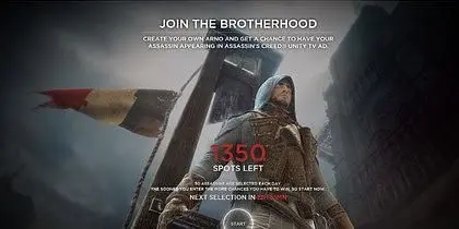 Make your own character with new Assassin's Creed: Unity website