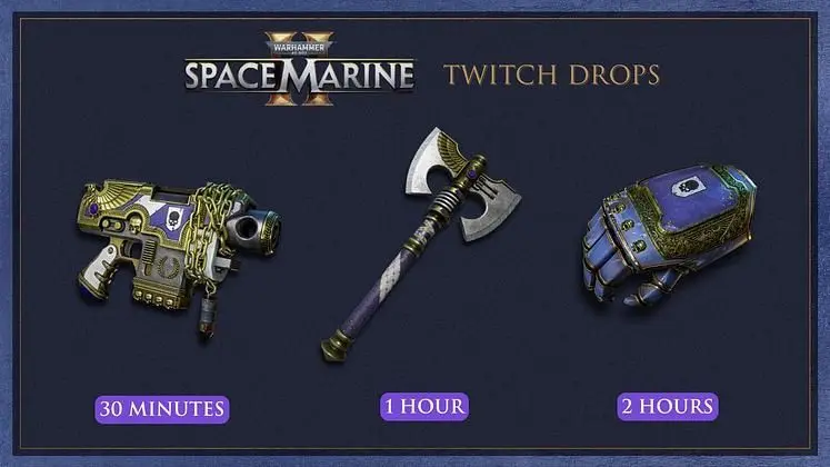 Space Marine 2 Twitch Drops October 2025 - Rewards and Skins