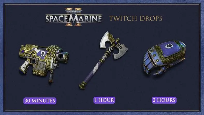 Space Marine 2 Twitch Drops February 2026 - Rewards and Skins