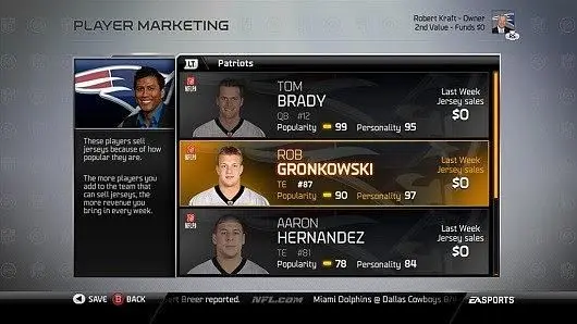 Aaron Hernandez being wiped away from Madden NFL 25 and NCAA Football 14
