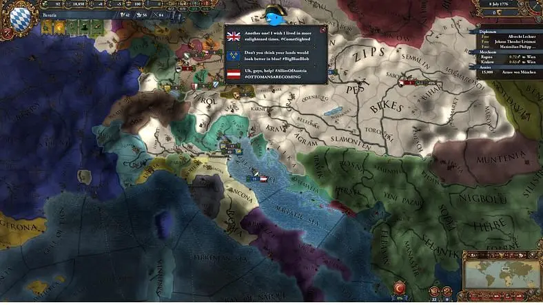 Paradox announce the "universally celebrated" Chirpy from Cities: Skylines coming to Europa Universalis and Hearts of Iron