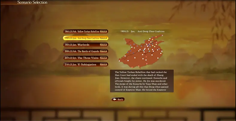 The three kingdoms, thirteen times.
