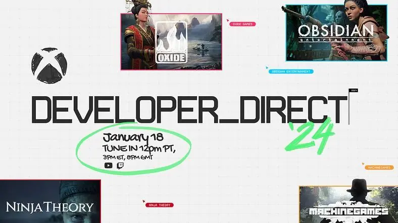 January 2024's Xbox Developer Direct to Showcase Indiana Jones, Avowed Deep Dive, and More