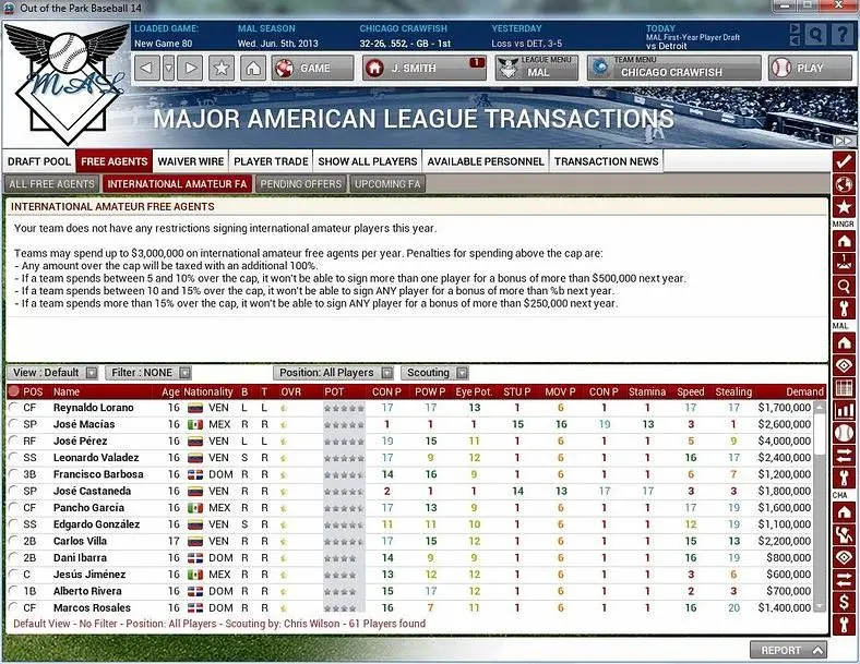 Out of the Park Baseball 14 pre-orders being taken