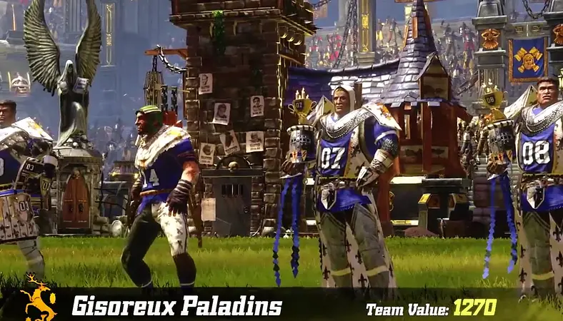 Multiplayer Beta open for Blood Bowl 2, new Bretonnian team star in latest trailer