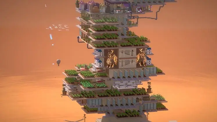Skyward city builder Stario: Haven Tower floating into early access on September 26, list of current features revealed