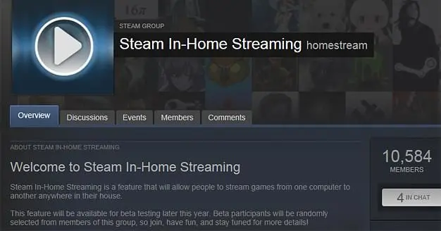 Valve opens beta registrations for Steam In-Home Streaming feature
