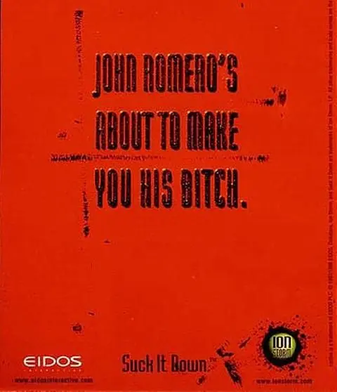 Romero 'regrets and apologises' for PC Daikatana's ad campaign