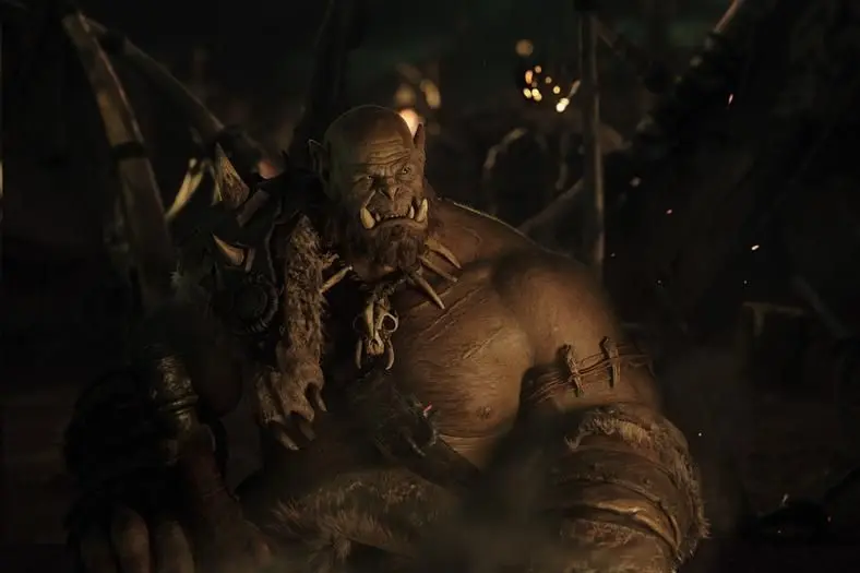 First still images from the Warcraft movie show Orgrim Doomhammer in his full glory