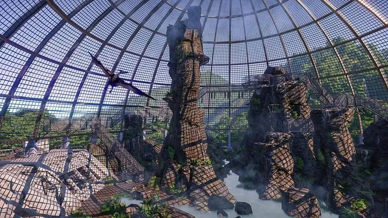 Jurassic World Evolution's next expansion brings back Jurassic Park and flying dinosaurs