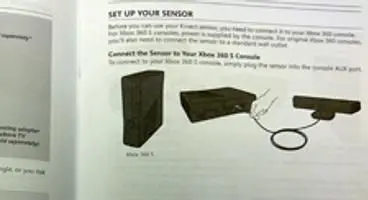 Kinect manual leaked, do not "put the sensor on your console"