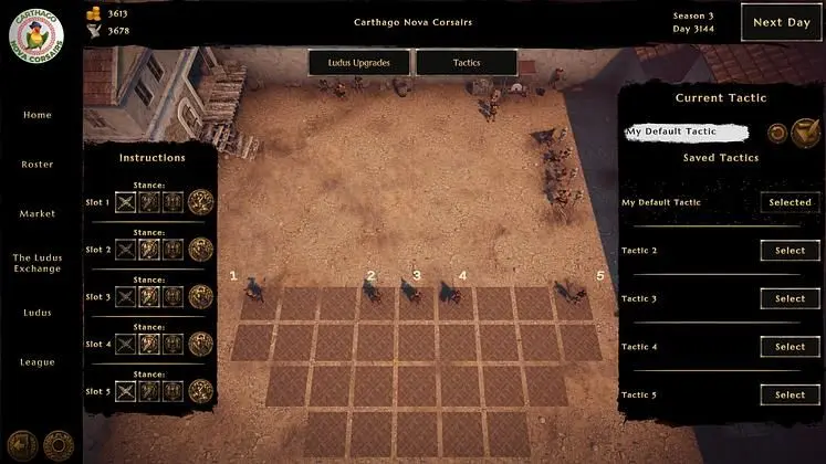 Ludus Magnatus Is a Gladiator Management Game Inspired by Football Manager - "I Started Making a Small Battle Simulator"