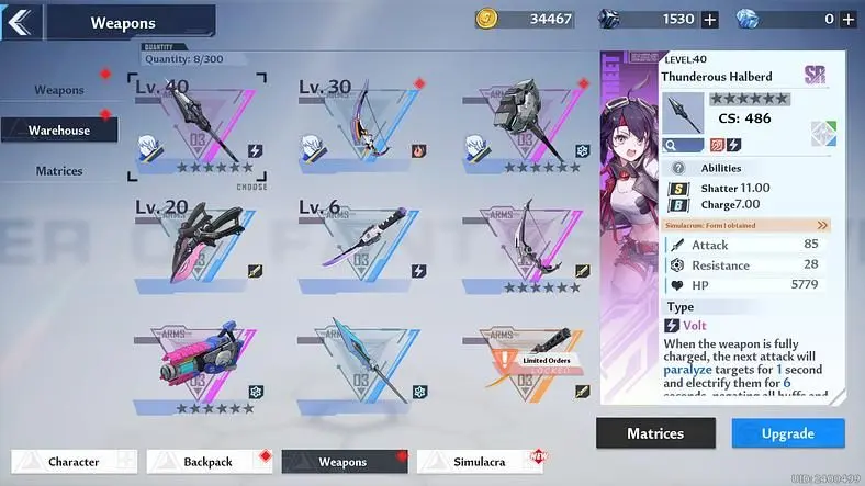 Tower of Fantasy Weapons Guide