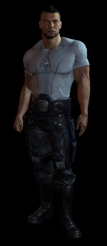BioWare post picture of Mass Effect 3's new guy James Vega