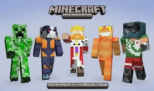 Minecraft XBLA downloadable content skins revealed