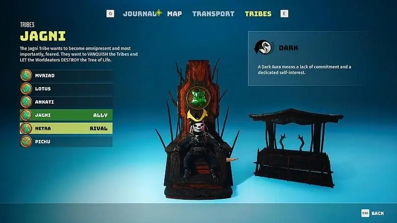 Biomutant Tribes - Joining Jagni or Myriad and How Much It Matters