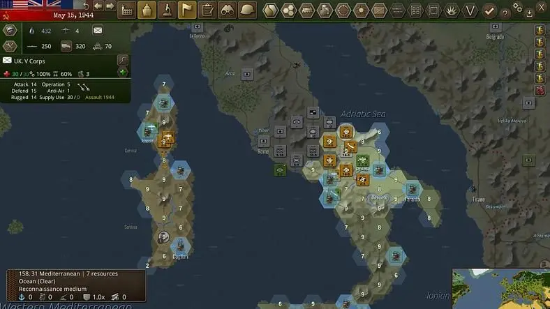 WarPlan fulfills most of its goals as a simplified World War II Sim
