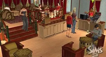 Now you get to watch your Sims at work, from running the cash register, to sweating it out behind a workstation making merchandise.