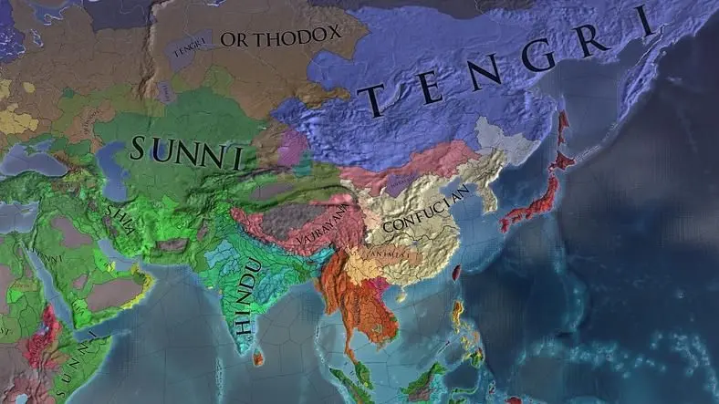 Europa Universalis IV integrates four essential DLCs into the base game for free