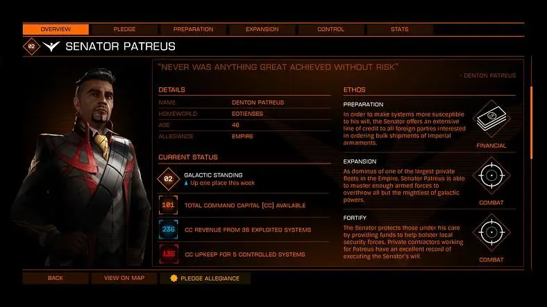 Elite: Dangerous to receive "new way to play" with Powerplay, take part in "ongoing battle for interstellar conquest"